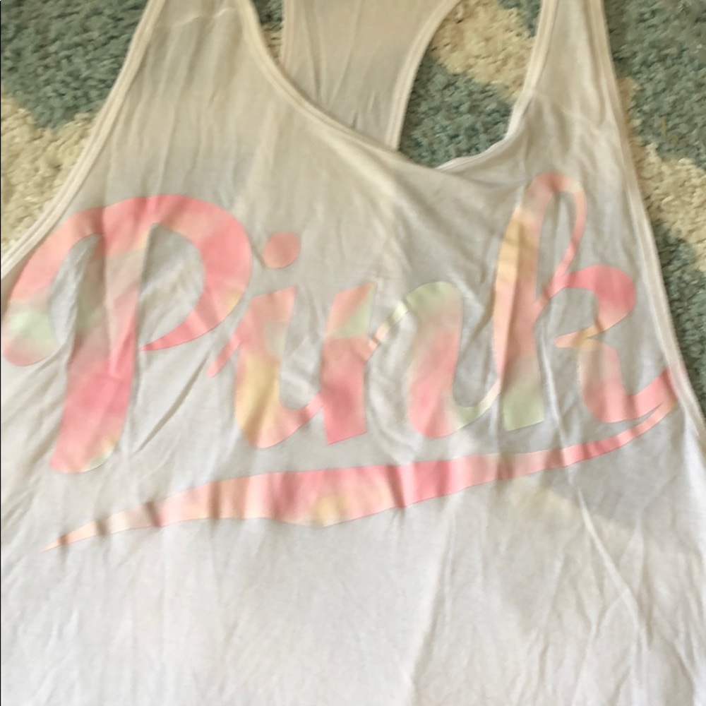 VS pink tank top